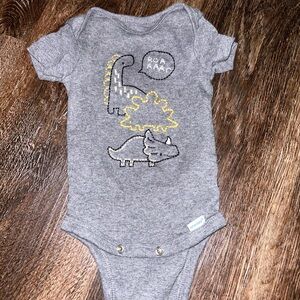 🌼2 for $5🌼 Gray Dino Onesie